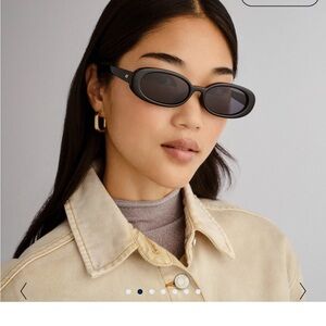 Le Specs Outta Love Black Sunglasses
